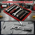 thumbnail image 2 of Magnetic Tool Mat Flexible Heavy Duty Magnetic Pad, Scratchproof Non-Slip Silicone Parts Tray Organizer for Screws Bolts Nuts Wrenches Garage Auto Repair Mechanic Workshop (M), 2 of 8