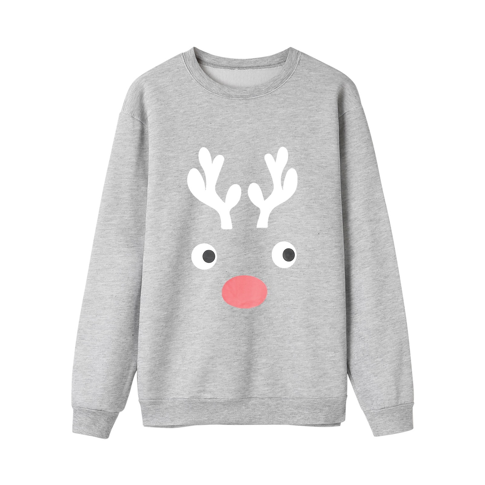 Dad Men Christmas Sweater Tops Family Set Christmas O Neck Long Sleeve