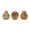 Multi-color, variant on Melrose International Natural Wood Bud Vase (Set of 3)