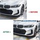 thumbnail image 4 of Car Front Rear Bumper Canards Fog Light Trim / Canards Spoiler Splitter for 3 Series G20 G21 G28 2019-2023, 4 of 5