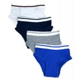 thumbnail image 2 of Buyless Fashion Boys Brief In Assorted Colors Soft Cotton Underwear 4 Pack - BW14-BA-6-7, 2 of 7