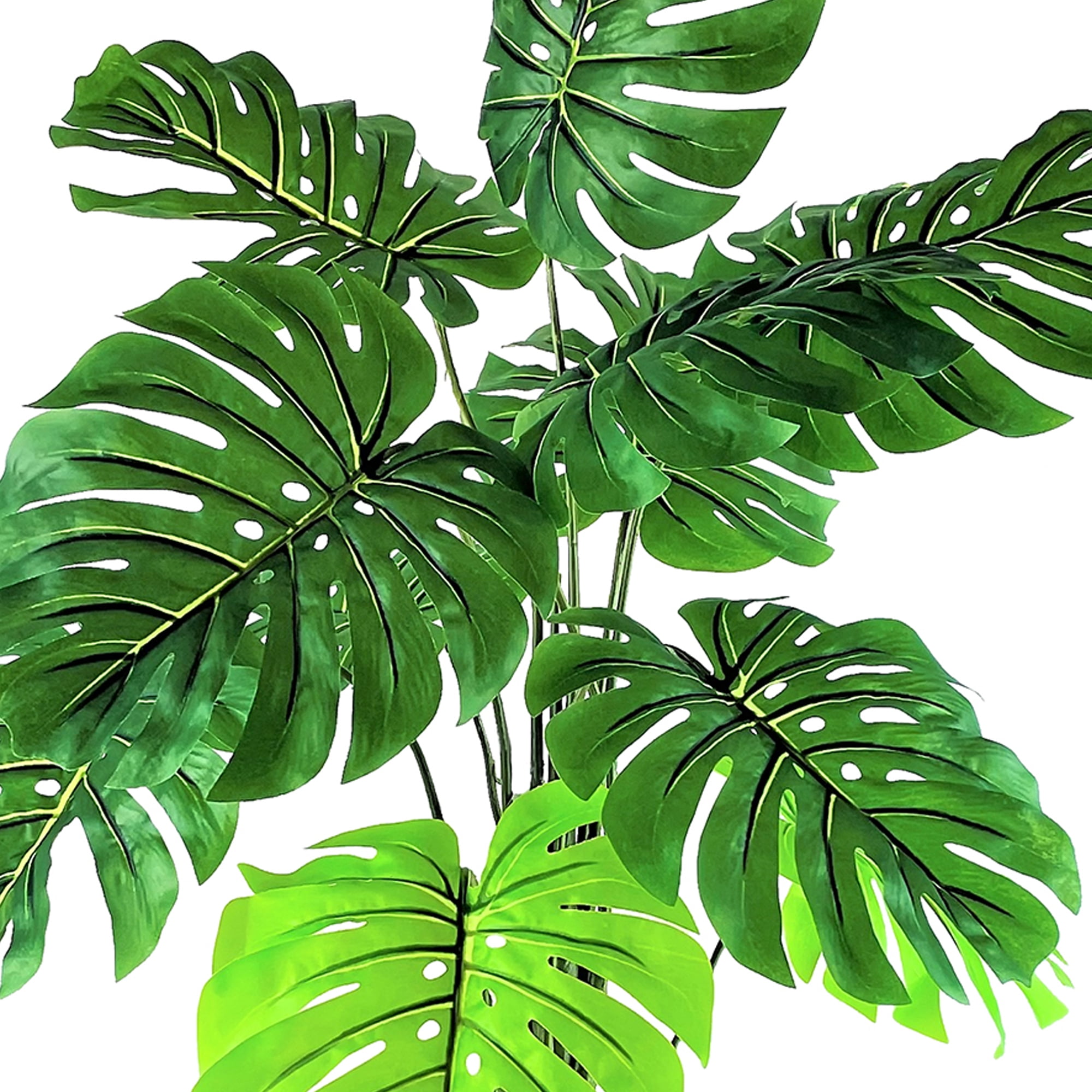 LCG Florals Artificial Plant, Monstera Plant, 3.33 ft, Square Basket