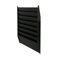 thumbnail image 2 of FixtureDisplays® 7-Tier Wall Cubicle Mount File Holder Literature Display Letter Slot Workorder Holder Letter Organizer 119985-NEW-BLACK, 2 of 5