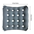 thumbnail image 3 of Inflatable Seat Cushion for Pressure Relief & Pain Relief - Portable Air Seat Cushion for Office Chair, Car,Wheelchair, Airplane Travel - Breathable Orthopedic Comfort Pad,Back Support, 3 of 7