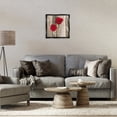 thumbnail image 4 of Stupell Industries French Country Rustic Red Anemones Black Floating Frame Canvas Art, 18 x 18, by Brian Foster, 4 of 8