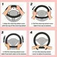 thumbnail image 7 of Fuzzy Steering Wheel Cover for Women, 14 Inch Fluffy Fur Car Steering Wheel Cover, Soft Warm Plush Cover, Fashionable Non-Slip Interior Car Accessories for Winter, 7 of 7