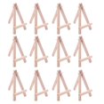 thumbnail image 1 of 12 Pack 5 Inch Mini Wood Display Easel for Small Canvases and Photos, 1 of 5