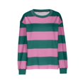 thumbnail image 5 of 2DXuixsh Chandails à Capuchon pour Femmes Chandail en Molleton Surdimensionné à Manches Longues Col Rond Pulls d'Automne Vêtements Preppy Tendance Violet Foncé Taille g, 5 of 5