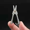 thumbnail image 7 of Ettsollp Titanium Alloy Small Scissors Men Women Mini Nose Hair Trimmer Portable Outdoor Travel Metal Beard Eyebrow Trimming Tools Keychain Pendant, 7 of 7