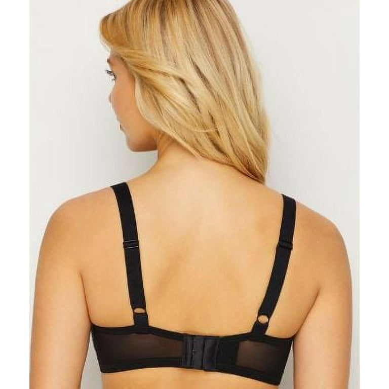 Paramour by Felina Tempting Lace Bra - Women’s Plus Size Lingerie (Black,  36D)
