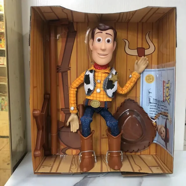 Figuras de acción de Toy Story 4 de Disney, Woody parlante, colección de decoración de Anime, modelo de figura de juguete