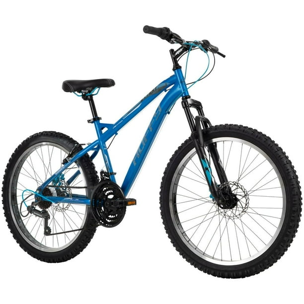Huffy Men's 24 in. Extent Mountain Bike, 18 Speed, Blue