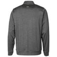 thumbnail image 3 of Men's Cutter & Buck Steel Arizona State Sun Devils Heathered Vault Stealth Quarter-Zip Pullover Top, 3 of 3