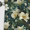 thumbnail image 3 of Designart "Vineyard Grace In Green And Beige" Floral Blackout Curtain Single Panel, 3 of 4