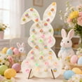 thumbnail image 5 of Easter Wooden Display Stand for Lollipops & Donuts, Easter Party Dessert Holder Wooden Ornament for Tabletop Candy Display & Holiday Party Decoration, 5 of 5