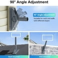 thumbnail image 4 of Adaptateur de Tuyau de Toit d'Antenne, Support de Toit d'Antenne Satellite Stable Robuste Anti-Desserrage Longue Durée de Vie pour Gen2, 4 of 7