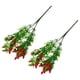 thumbnail image 2 of 2 uds plantas de Chile artificiales decoraciones de tallo de pimienta artificial rama vegetal falsa decoración de relleno de jarrón, 2 of 8