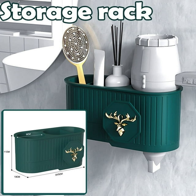 Soporte de pared para secador de pelo