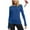 Blue#01, variant on Women Thermal Underwear Shirts Round Neck Long Sleeve Base Layer Shirts Top Womens Casual Solid Comfort Lightweight Crewneck Long Sleeve Warm Shirt and Medium-Sized Socks Combination Set