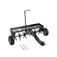 thumbnail image 1 of VEVOR 40-Inch Tow Behind Plug Aerator with Universal Hitch Lawn Aerator Tow Behind, 1 of 9
