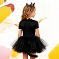 thumbnail image 6 of SJLDQY Carnival Toddler Girls Cat Dress Up Cute Lace Mesh Dresses With Headwear Outfits Funny Party Stage Performance Clothes Set, 6 of 7