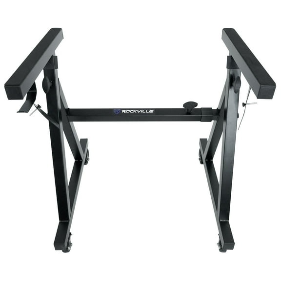 Rockville Z40W Z-Style Keyboard Stand Wheels Bag Fits Casio WK-7600