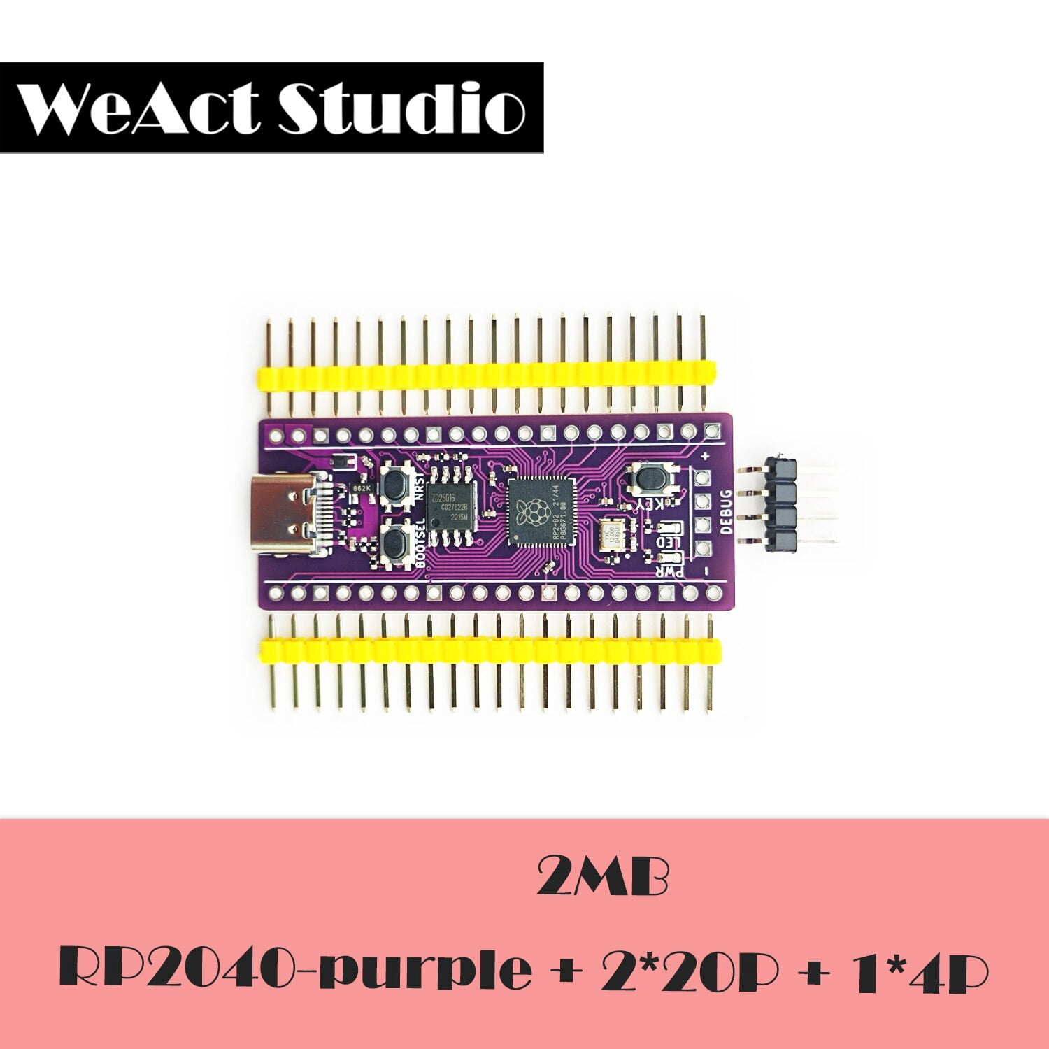 Placa Raspberry Pi Pico RP2040, 2MB, 4MB, 8MB, 16MB, compatible con ...