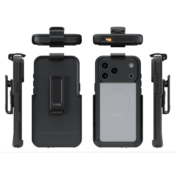 MOTIVE Waterproof Case for iPhone 17 Pro, Built-in Screen Protector, Compatible with MagSafe, Dustproof, Shockproof, Complete 360° Water Resistance case for iPhone 17 Pro 6.3" | Black