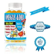 Aai Brand Kids Brain Focus Supplement with Omega 3- 60 Gummies