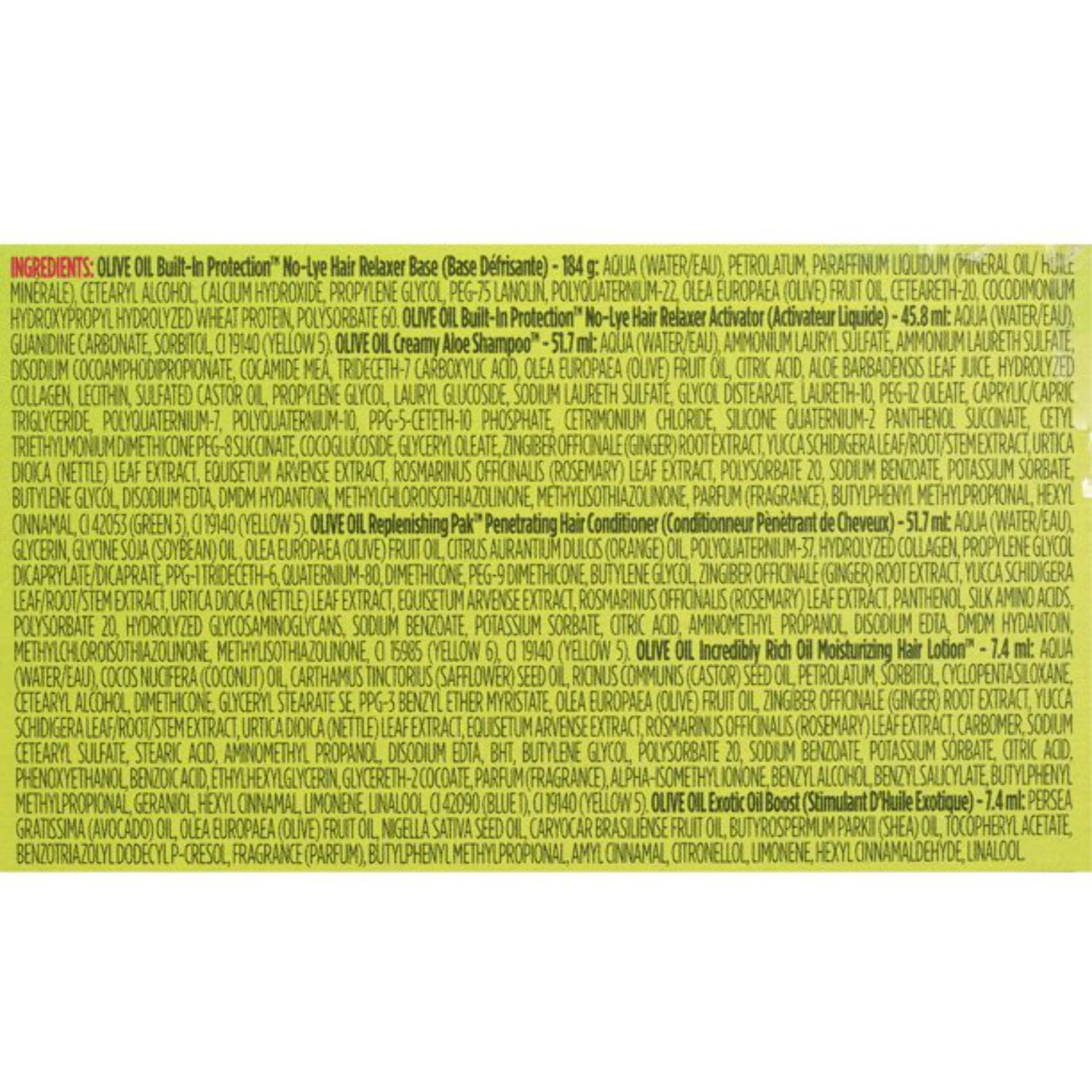 ORS Olive Oil Built-in Protection No-Lye Hair Relaxer, Extra Strength, 1 Application