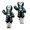 E., variant on Resin Metal Skull Hair Clip Halloween Pumpkin Design Safe Grip Hairpin For Cosplay Clothing Celebrations