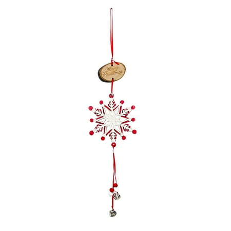 

MIARHB Home decorations Christmas Pendant Cute Snowflake Pendant Christmas Tree Pendant Ski Snowman