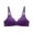 Purple, variant on Patlollav Womens Bras Wire Free Underwear Small Cup Lingerie