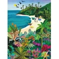 thumbnail image 1 of Rompecabezas Buffalo Games Bonjour Beach Butterfly, 1000 piezas, 1 of 8
