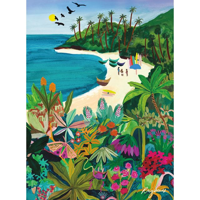 Rompecabezas Buffalo Games Bonjour Beach Butterfly, 1000 piezas