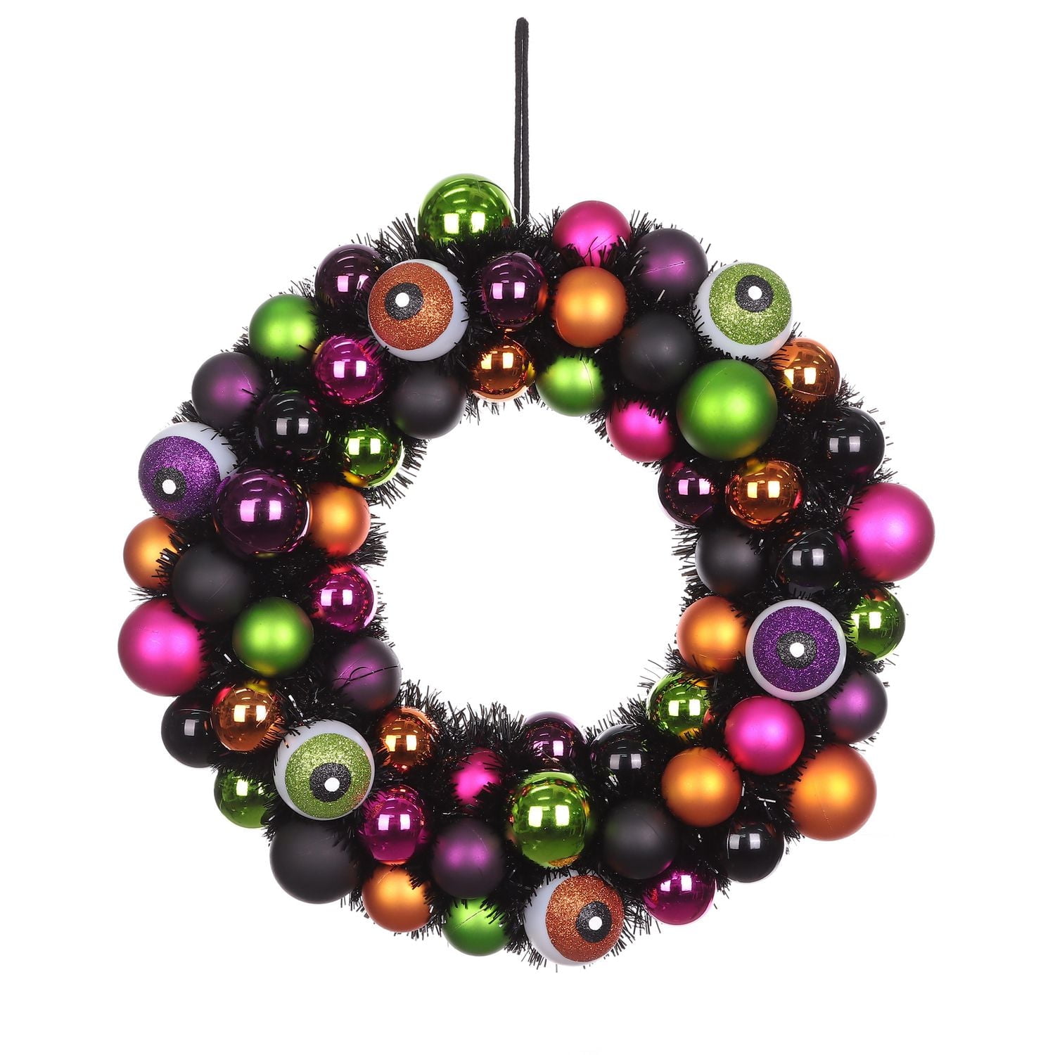 Couronne de globe oculaire sur le thème d’Halloween pour les décorations d’Halloween intérieures 40.6cm