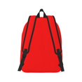 thumbnail image 3 of Daiia Red Vintage Canvas Backpack for Men and Women ,Hiking Backpack,Travel Laptop Bag for School,Large Capacity Backpack, 3 of 8