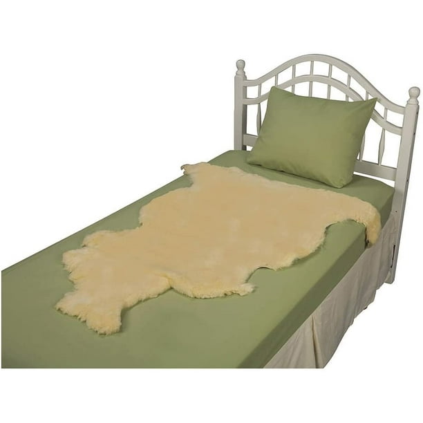 MANXING Natural Sheepskin Medical Bed Mattress, Sheepskin for Bed Sores