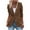 Brown, variant on BangWanChi Womens Blazers Dressy Casual Womens Bussiness Casual Blazers Open Front Long Sleeve Work Office Blazer Jacket With Shoulder Pads Fall Fashion 2024