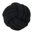 thumbnail image 1 of Almohada de bola anudada tejida a mano, almohada Sherpa para decoración del hogar, almohada para sofá, cojín para cabecera, diámetro de 28CM, negro BANYUO Electrónica, 1 of 7