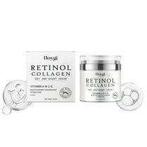 2pc Retinol Cream for Wrinkles: Face Collagen Cream for Skin - Anti Aging Facial Moisturizer Day and Night for Women and Men 1.7 Fl OZ