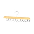 thumbnail image 3 of Percha para sujetador de almacenamiento para mujer, colgador de cinturón, funda resistente para cinturón de corbata para bufandas, suministros para Gancho Marrón 20, 3 of 9