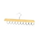 thumbnail image 3 of Colgador de sujetador para armario, colgador de camiseta sin mangas, organizadores de madera y almacenamiento para dormitorio y apartamento para Gancho Marrón 20, 3 of 9