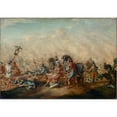 thumbnail image 3 of John Trumbull 18x14 Black Modern Framed Museum Art Print Titled - The Death of Paulus Aemilius at the Battle Of&nbsp;Cannae (1773), 3 of 5