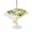 LightYellow, variant on Outdoor Tablecloth with Umbrella Hole for Patio/Picnic/Party/Camping, Summer Fruits Waterproof Table Cloth Round Cover Washable, Watercolor Lemon Leaves Wreath Yellow Plaid (Dia 60")