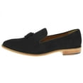 thumbnail image 5 of Mens Suede Black Leather Comfort SL307 Dress Shoes Luciano, 5 of 7