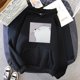 thumbnail image 3 of Sudaderas con capucha de gran tamaño para mujer, sudaderas con bolsillo de canguro, sudaderas con capucha Harajuku, jerséis coreanos Vintage informales, sudaderas de invierno, 3 of 5