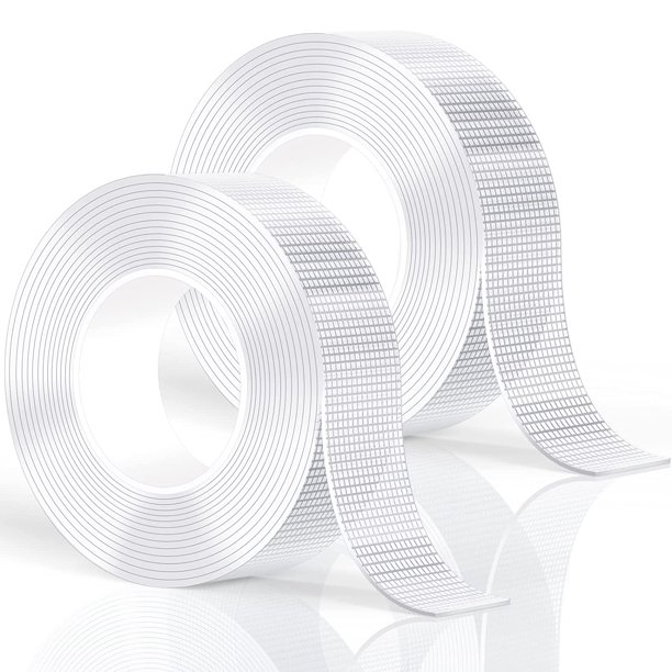 6M/20FT Double Sided Tape Heavy Duty (Upgraded Version). 2 Rolls Double Sided Sticky Tape