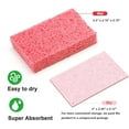 thumbnail image 6 of ARCLIBER Cellulose Sponges, Heavy Duty Scrub Kitchen Sponge, Clean Tough Messes Without Scratching, Pop Up Eco Sponges DIY Green (6 Pack), TBWS-10006-Gr, 6 of 10