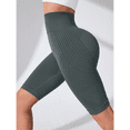 thumbnail image 2 of Women’s Seamless Biker Shorts, High Waisted Tummy Control Yoga Workout Shorts, 2 of 8